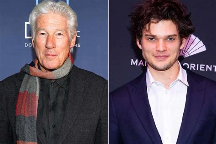 A Candid Portrait: Picture Of Richard Gere With His Beloved Son