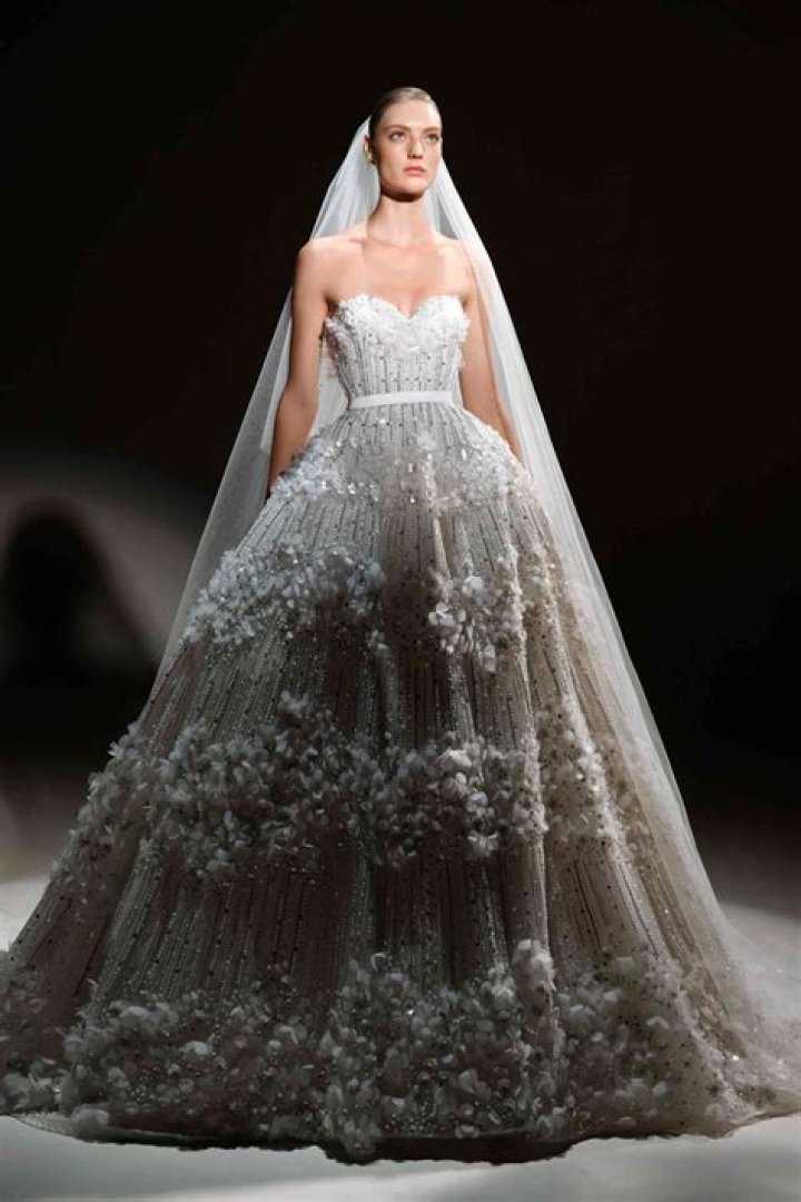 Elie Saab's Daughter-in-Law's Enchanting Bridal Gown | Inspired By Royalty