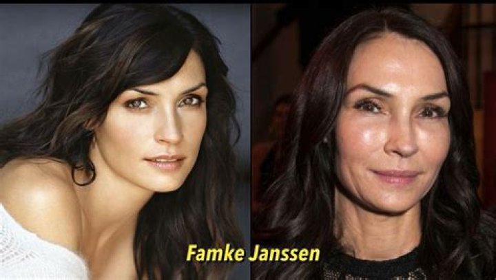 Famke Janssen: A Look At The Star Before Surgery