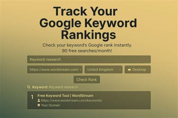 Get Your Google Rank: A Free Rank Position Checker