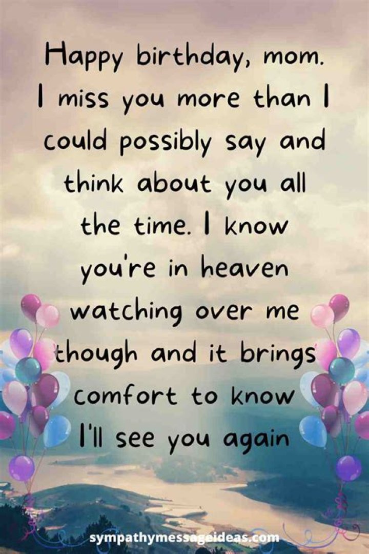 Happy Birthday To Deceased Mother