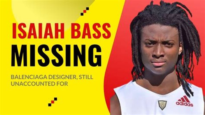 Isaiah Bass, The Missing Fashion Icon