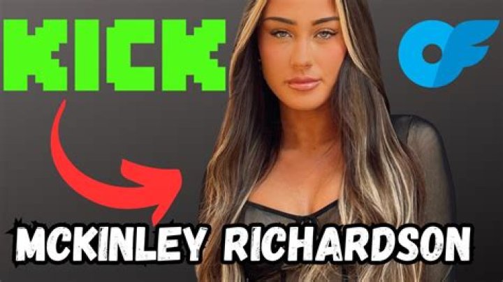 Latest: McKinley Richardson Leaked Photos And Videos