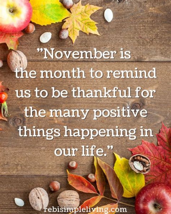 November Quote Of The Month