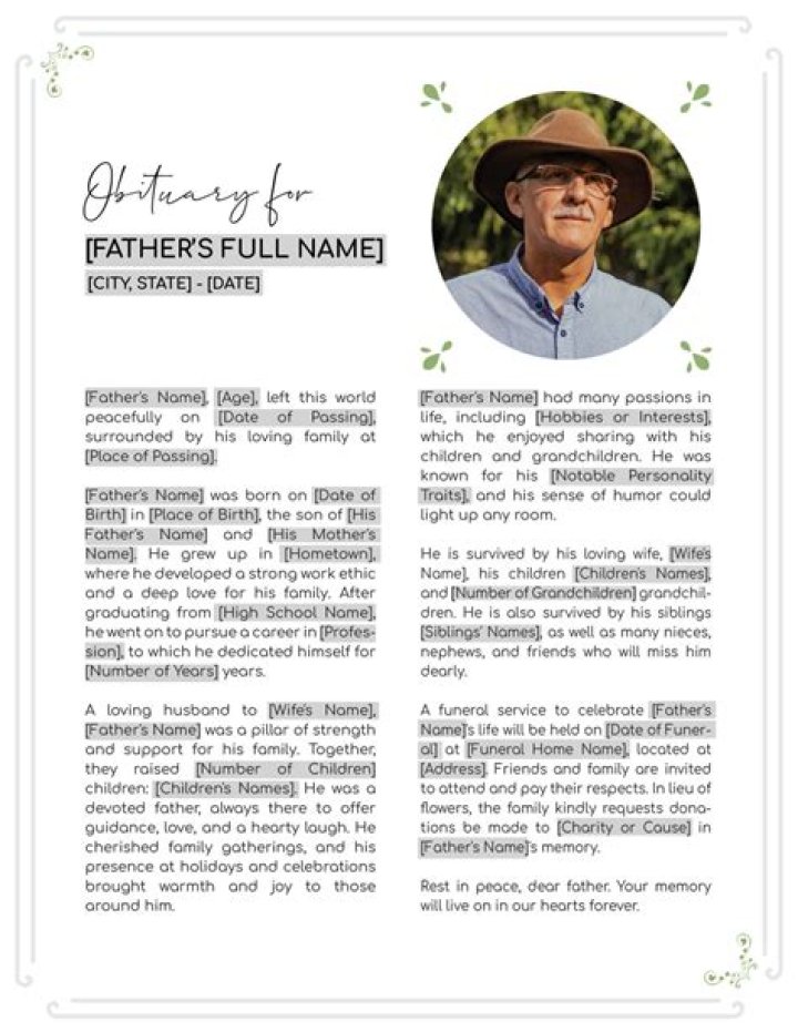 Obituary For John Usher: A Life Remembered
