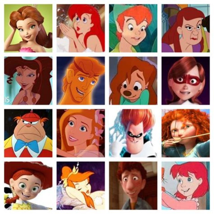 Red Haired Characters Female