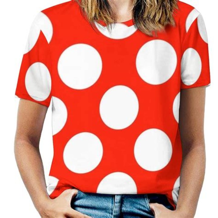 Stand Out With Polka Dots: Black And White Polka Dot Shirt