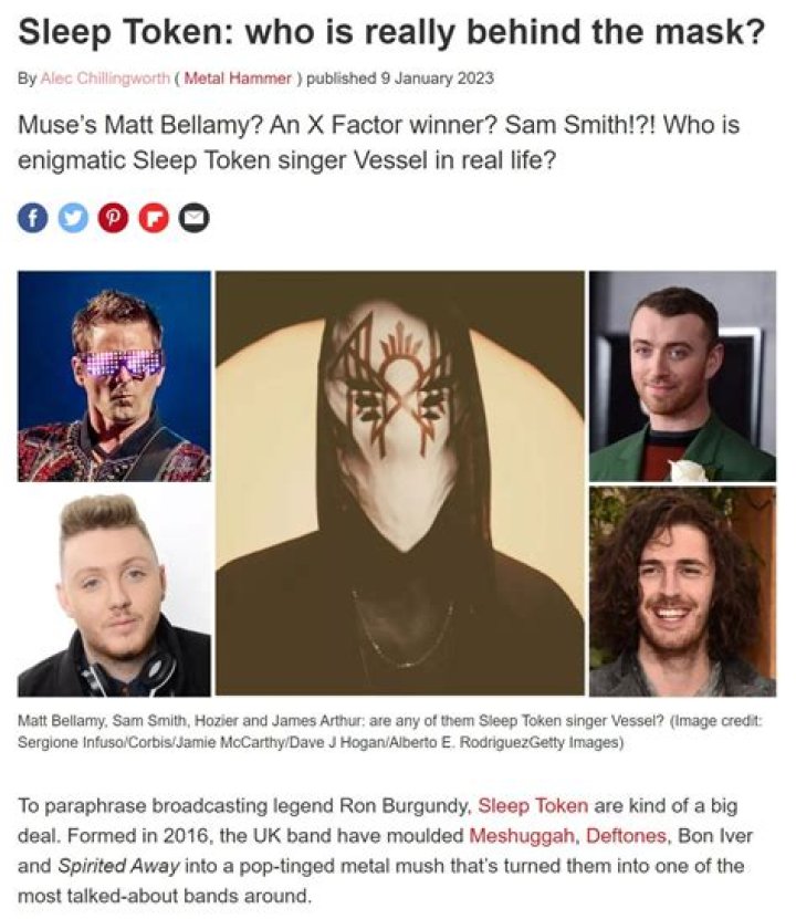 The Enigmatic Frontman Of Sleep Token: Unmasking The Lead Singer