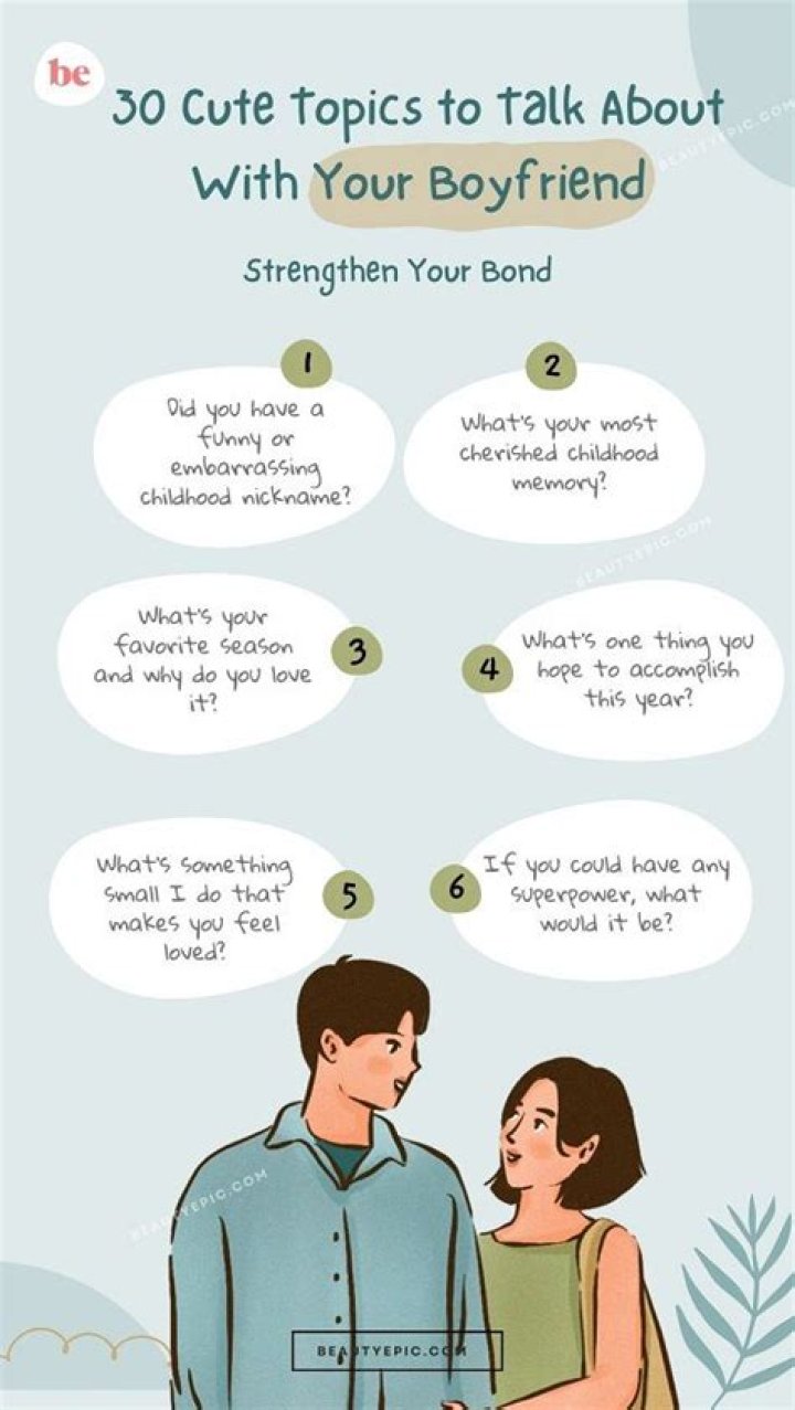 Topics To Talk About With Boyfriend