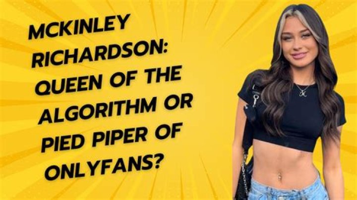 Unveiling McKinnley Richardson On OnlyFans: A Deep Dive