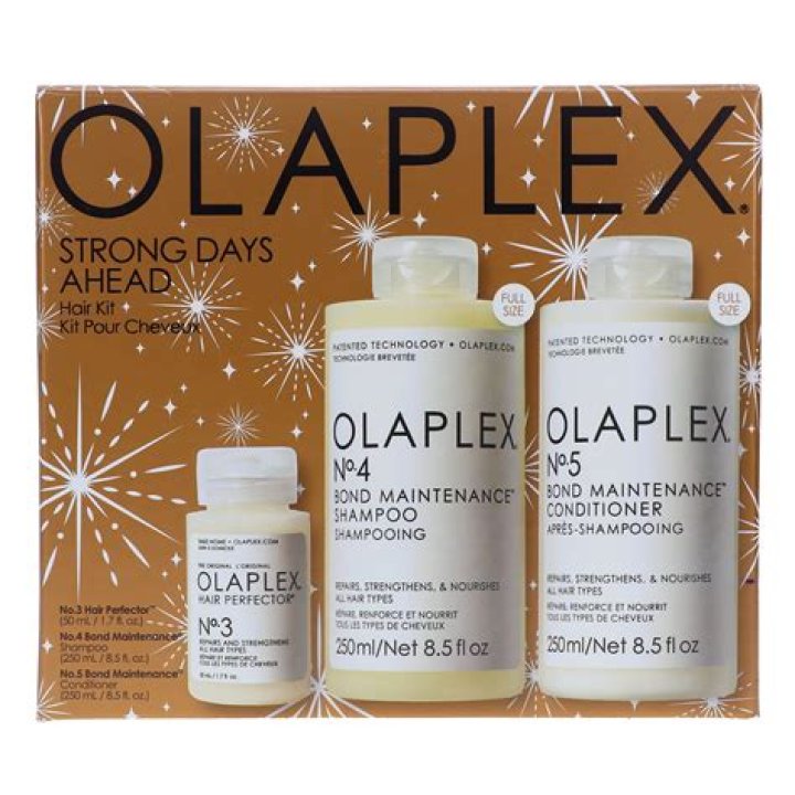 Your Hair's Perfect Trio: Olaplex Strong Days Ahead 3-Piece Kit For Salon-Quality Hair